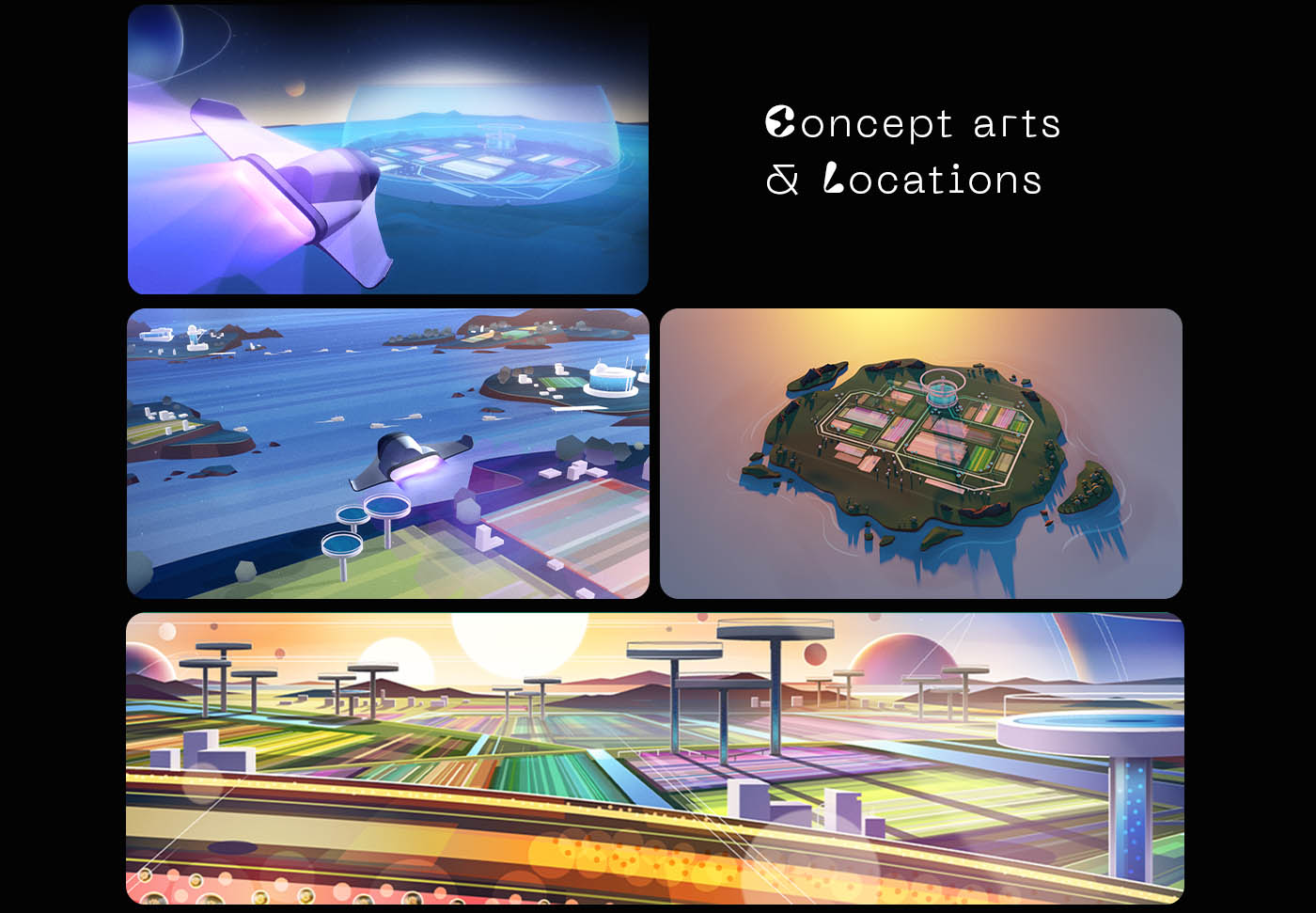 Apricot - concept arts & locations